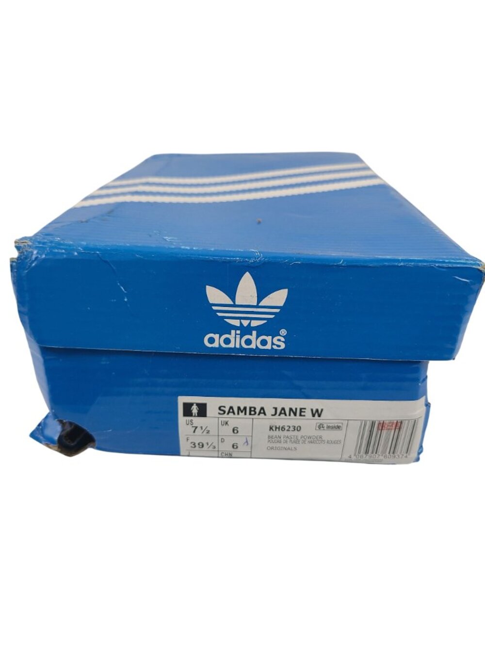 Adidas Samba Mary Jane Shoes Pink & White Gold Accents Women's Sz 7.5 Sneakers - Picture 7 of 7